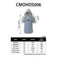 thumbnail image 6 of H2H Mens Casual Slim Fit Henley Hoodie Short Sleeve Lightweight T-Shirt (CMOHOS006), 6 of 6