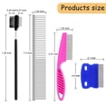 thumbnail image 2 of HAYAN 10 Pack Pet Grooming Comb Kit for Small Dogs, Cat Comb for Shedding, Stainless Steel Pet Hair Grooming Tool Kit, Tear Stain Remover Tool for Small Dogs, 2 of 7