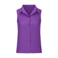 thumbnail image 5 of GigrtiJin Women's Tank Tops Loose Sleeveless Shirt Elegant Mock Neck Comfort Solid Color Formal Suit Top Blouses, 5 of 7
