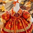 thumbnail image 4 of 23" Autumn Porch Goose Outfit, Orange Leaf‑Pattern Harvest Goose Costume with Mini Basket, Indoor Outdoor Thanksgiving Display Accessory, 4 of 8