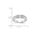 thumbnail image 2 of 1.00 Carat (Ctw H-I, I2-I3) Princess Cut Diamond Wedding Band Ring in 14K White Gold for Women, 2 of 7