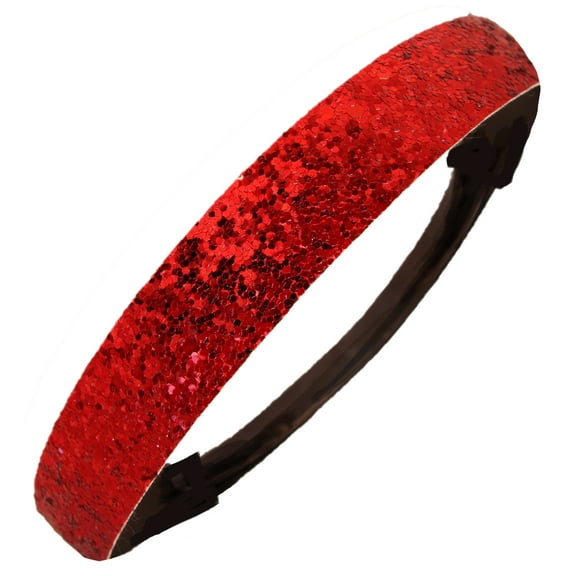 Kenz Laurenz Glitter Headband Girls Headband Sparkly Hair Head Band Red
