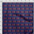 thumbnail image 3 of oneOone Cotton Poplin Fabric Argyle Ikat Decor Fabric Printed BTY 56 Inch Wide, 3 of 4