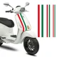 thumbnail image 2 of Pegatinas de rayas italianas para motocicletas, para la cubierta delantera, el tanque, el casco, decoración, calcomanías de vinilo que cubren los arañazos, accesorios impermeables para motocicletas, 2 of 5