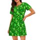 thumbnail image 1 of Disketp St Patrick's Day2 para Camisón Corto de Manga Corta para Mujeres, Camisón Cómodo con Escote Redondo, Bonito y Confortable, 1 of 6