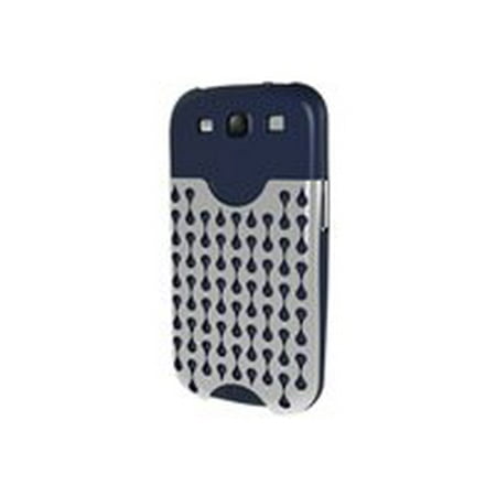 iLuv iSS247BLU FRILL Hard-shell Case with Pocket for GALAXY S III - 1 Pack - Retail Packaging - Blue