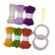 thumbnail image 4 of 6x Hilo de tejer Hilos gruesos Cojín suave Crochet Decoración del hogar Elástico H, 4 of 9