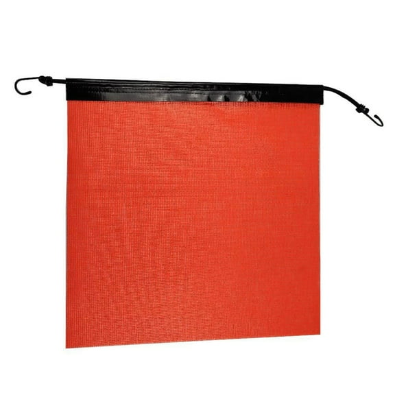 ROZYARD Durability Meshes Warning Flags Reflective Boats Flags Weatherproofed Flags for Truck Safety and Construction Site