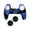 D, variante sur Neinkie Édition Samouraï Peau en Silicone Antidérapante Transparente pour Manette ps5, Étui de Protection Ergonomique en Caoutchouc Souple pour Manette ps5 avec Capuchons de Stick Blanc Transparent
