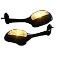 thumbnail image 2 of Rearview Mirrors with Signals For Suzuki GSXR 600, 750, 1000 Series 2002-2015 Carbon, 2 of 4