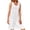 F-108White, variant on ZHOGXU Women's Dress Sleeveless Round Neck Solid Color Fashion Comfortable Breathable Dresses For Casual Daily Wear,Wine,L
