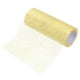 thumbnail image 1 of Cinta de Malla Brillante, Cinta de Nylon Metálica de 6" x 10 Yardas con Olas de Brillo (Beige), 1 of 7