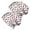 Dog Paw Bone-1, variant on 2PCS Stretch Knit Skull Beanie, Hip-Hop Style, Unisex, Lightweight,French Bulldog Glasses Heart Pink Pattern