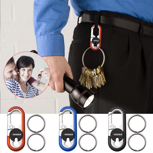 Sentmoon Keychain Clip Key Chains Small Gift Ideas Creative Car Key Chain Waist Hanging Stainless Steel Key Ring