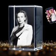 thumbnail image 2 of AISENIN Engraved 3D Crystal Picture Customized Gift for Birthday Valentine's day Christmas Wedding Anniversary Memorial Father’s Day, 2 of 5