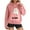 1-Pink, variant on Sweatshirts for Women Long Sleeve Pocket Hooded Printed Sweatshirt,Womens Tops Plus Size Pink XXL