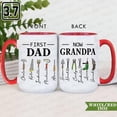 thumbnail image 2 of Personalized First Dad Now Grandpa Mug, Papa Garage Mug, New Grandpa Gift, Father's Day Gift TN1597, 2 of 4
