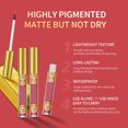 thumbnail image 4 of Tinte de Labios Mate, Mancha de Labios Mate Liviana de 2.5 ml para maquillaje, 4 of 7
