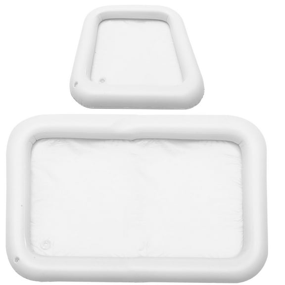 MLINS 2pcs Inflatable Serving Bar Cooler Ice Buffet Ice Serving Bar Food Salad Drink Serving Tray