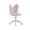 Star Baby Pink, variant on Dayalane Kids Desk Chair, Butterfly Faux Fur Girls Study Chair, Adjustable Child Vanity Chair Swivel Task Chair Students Reading Chair for Home Bedroom School Dorm, Macaron