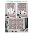thumbnail image 4 of Thanksgiving Mushrooms Tie Up Curtains for Windows 63 Inch Length Balloon Curtains Kitchen Adjustable Balloon Window Shade Country Pastoral Botanical Tie Up Valance Bathroom Curtain Window 42"x63", 4 of 6
