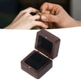 thumbnail image 4 of Wood Ring Holder, Compact Wood Ring Box Portable  For Engagements, 4 of 8