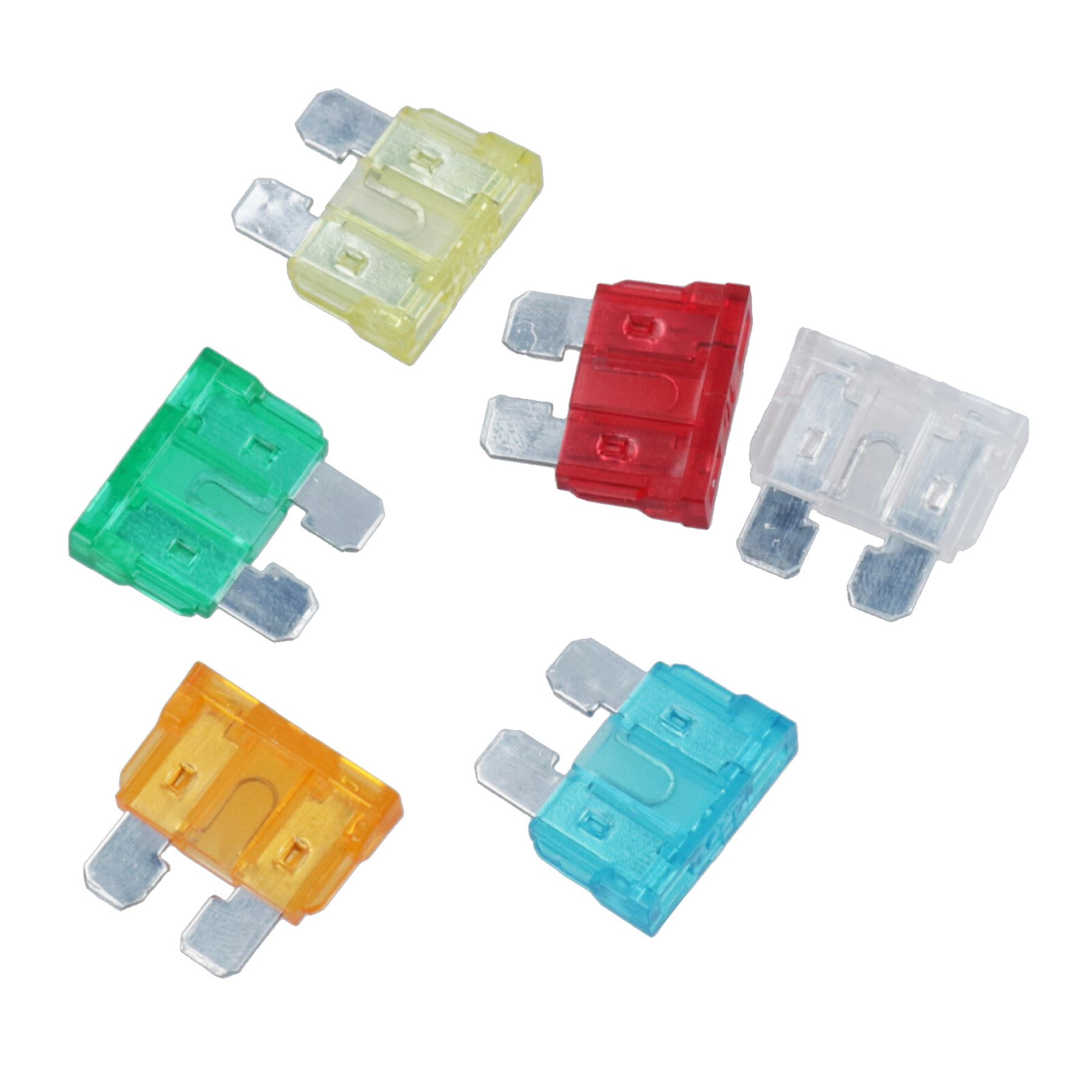 30-Pack Assorted Blade Fuses – 5, 10, 15, 20, 25, 30 Amp – Sterling Auto Fuses