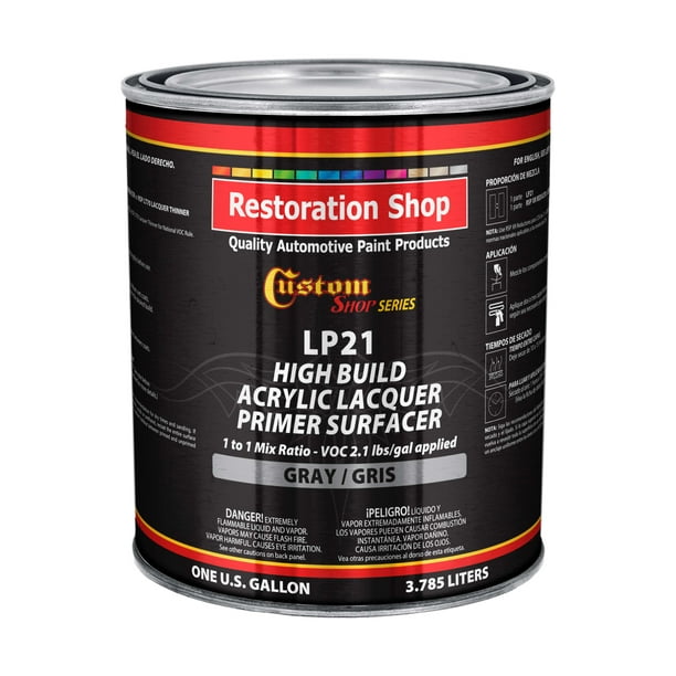 Custom Shop High Build Acrylic Lacquer Primer Surfacer Gallon
