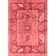 thumbnail image 1 of Ahgly Company Machine Washable Indoor Rectangle Oriental Red Traditional Area Rugs, 7' x 10', 1 of 4