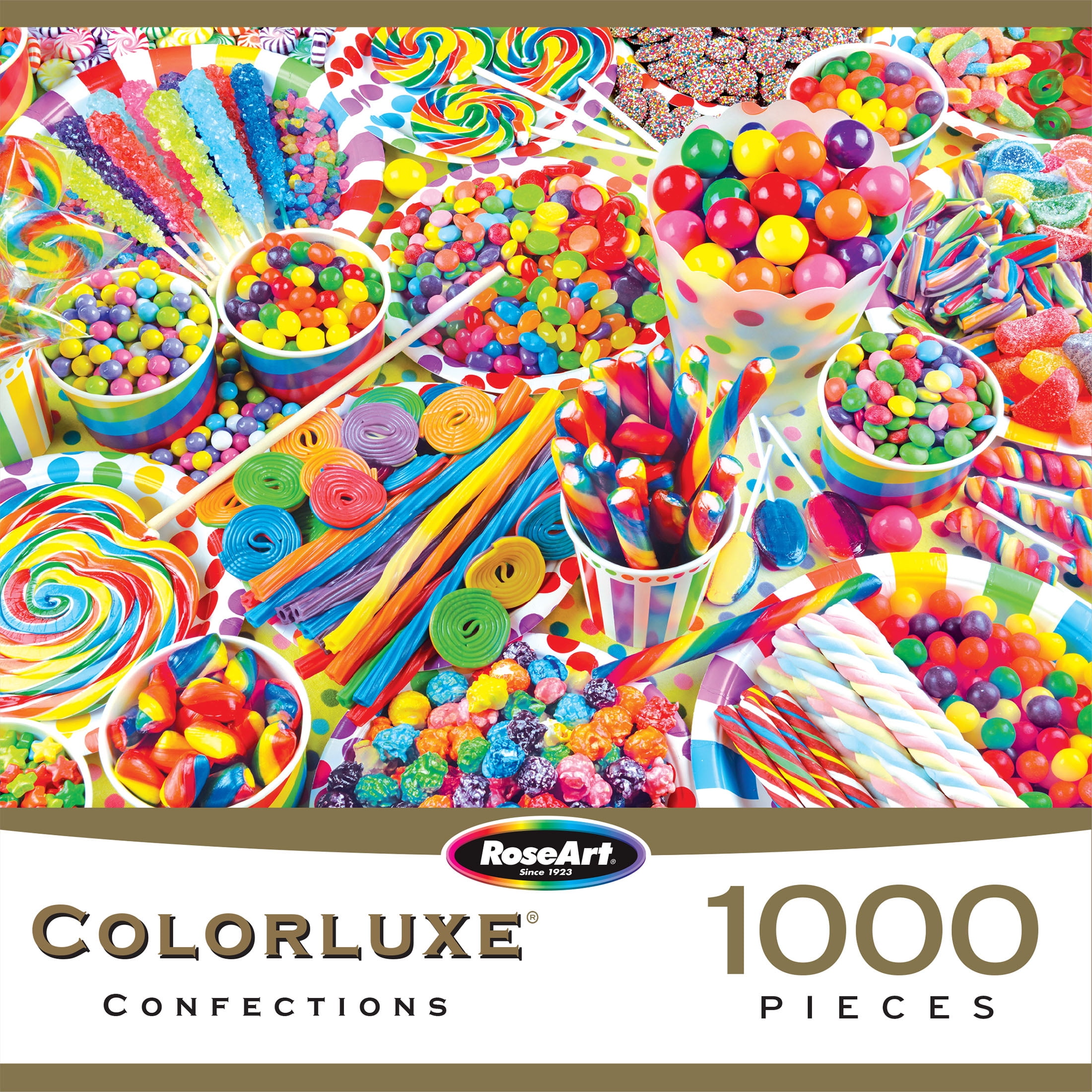 Colorluxe by RoseArt 1,000 Piece Jigsaw Puzzle Assortment