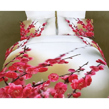 King Duvet Cover Set Luxury Modern Floral Bedding Dolce Mela DM443K