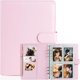 thumbnail image 1 of Carpeta para tarjetas fotográficas Kpop A5, álbum de 6 anillos con 200 ranuras tarjetas, cubierta cuero cierre hebilla magnética organizar coleccionables (rosa), 1 of 6