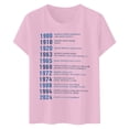 thumbnail image 4 of LUOGENLI T-shirts pour Femmes T-shirts Décontractés à Col Rond / Manches Courtes pour Confort & Style T-shirts Graphiques pour Femmes Vêtements d'Été m, 4 of 4