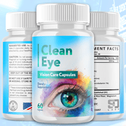 Clean Eye Vision Care Pills Advanced Formula Eye Health Supplement CleanEye 180 Capsules