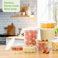 thumbnail image 7 of GPED 16oz Deli Containers with Lids 50 Sets, Food Storage Containers with Lids, Soup Containers with Lids, Stackable Plastic Containers, Meal Prep Containers, Leakproof, Freezer/Dishwasher/Microwave, 7 of 7