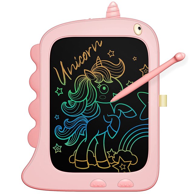 Tablero de escritura LCD de juguete para niños, tablero mágico de juguete de dinosaurio, tablero de pintura, tableta de escritura para niños, niñas, regalos de cumpleaños