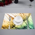 thumbnail image 2 of MKHERT Abstract Dandelion Flower Spring Nature Placemats Table Mats for Dining Room Kitchen Table Decoration 12x18 inch,Set of 4, 2 of 4