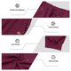 thumbnail image 2 of Ceisia Men Solid Color Corduroy Straight Leg Pants Elastic Waist Drawstring Gift Casual Trousers, 2 of 7