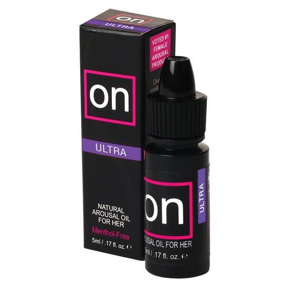 ON ULTRA Natural Arousal Oil For Her Clitoral Orgasm Enhancement Sensuva 5ml