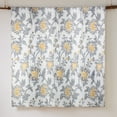 thumbnail image 5 of Levtex Home - Reverie Quilt Set - King Quilt + Two King Pillow Shams - Floral - Yellow, Grey, and White - Quilt Size (106x92in.) and Pillow Sham Size (36x20in. ) - Reversible - Cotton Fabric, 5 of 7