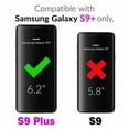 thumbnail image 5 of Case for Samsung Galaxy S9 Plus, Phone Case Leather, Case Flip Case Magnetic Leather Case Protective Cover, 5 of 5