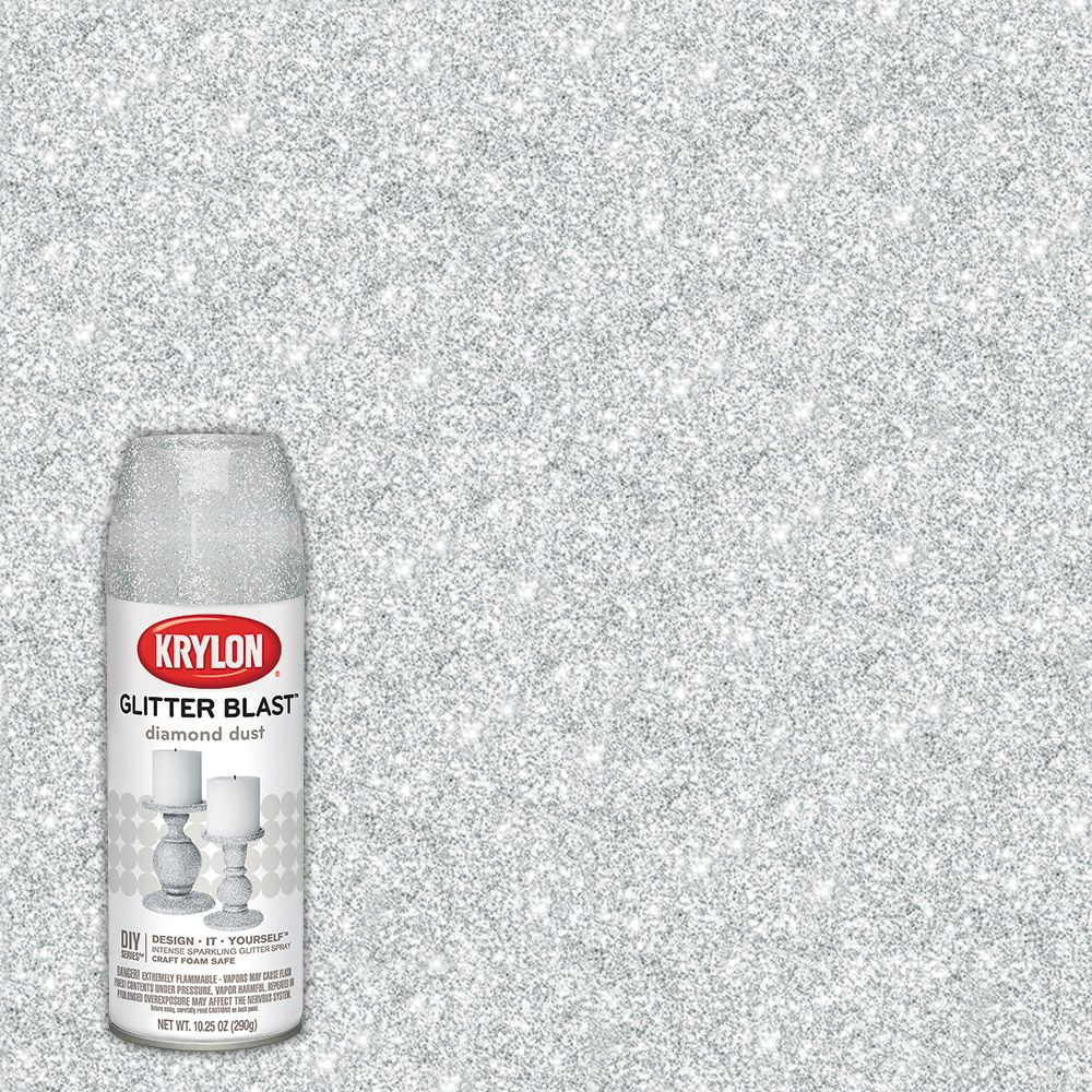 Krylon Glitter Blast Spray Paint, Diamond 5.75 oz. - Walmart.com