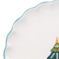 thumbnail image 5 of Holiday Time Scalloped Ceramic Appetizer Plate, 7.32 inch, 1 Piece, 5 of 5