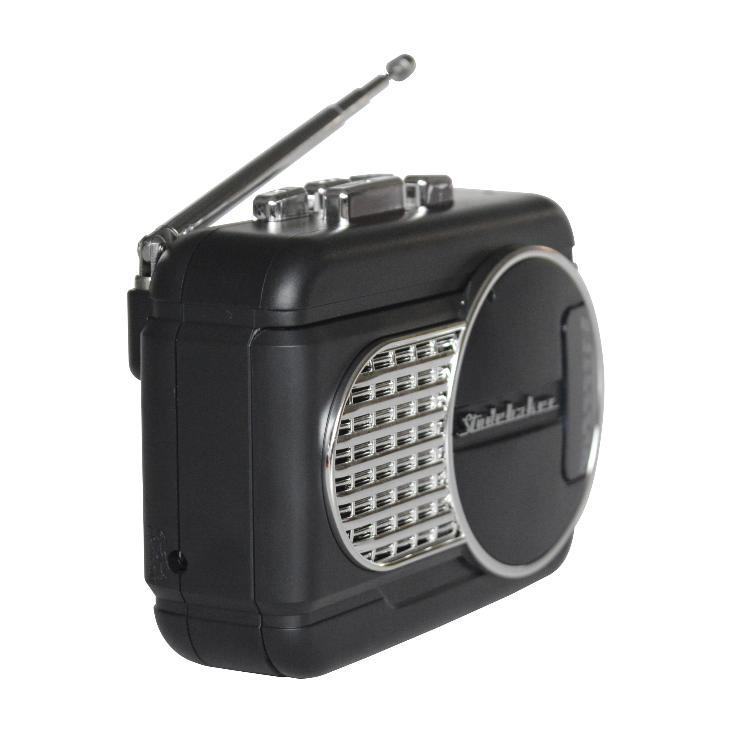 Studebaker WALKABOUT II Personal Stereo Cassette Player with AM/FM Stereo Radio and Built-in Speaker