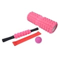 thumbnail image 2 of Juego de bolas de Fascia con barra de masaje con rodillo de espuma hueca para Yoga con forma de punta de 33cm para Pilates33CM 5 en 1, 2 of 5