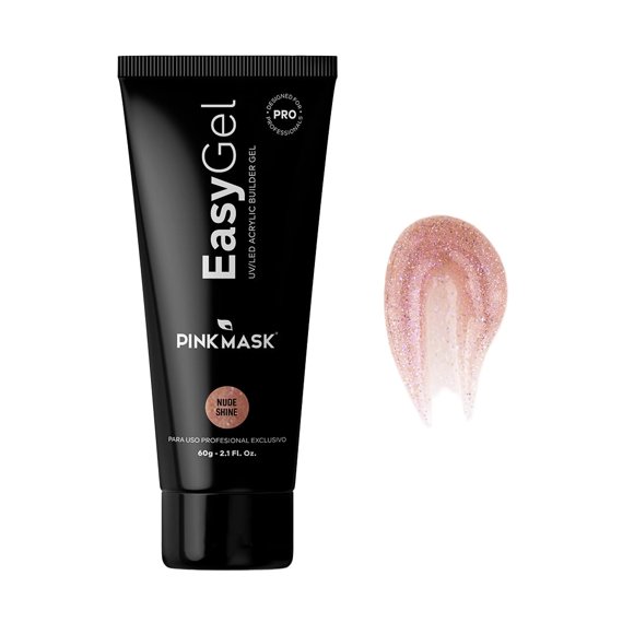 Gel constructor para uñas PINK MASK Easy Gel 60 g Nude Shine