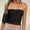Black, variant on Spring and Summer Sweet and Spicy Wind Knitted Versatile Base Layer Racerback Top 1975 Crop Top 4x Women Top Active Yoga Tops for Women Fitted Cropped Shirt All The Things Camisole Women
