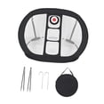 thumbnail image 4 of Accesorios de red de chippes de golf, fácil de instalar, al aire libre de interiores plegables portátiles para el juego de práctica del patio trasero, conjunto de 4, 4 of 8