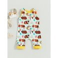 thumbnail image 4 of Aojekbee Baby Boys Summer Romper Casual Animal Print Sleeveless Jumpsuit for Newborn Toddler Cute Clothes, 4 of 10