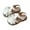 White, variant on Fozruso Girls Fashion Sandals With Bow Design Adjustable Straps For Toddler Kids Casual Outdoor Spring Summer Fall,Sizes 26 Little Kid 5-6 Years(Silver)